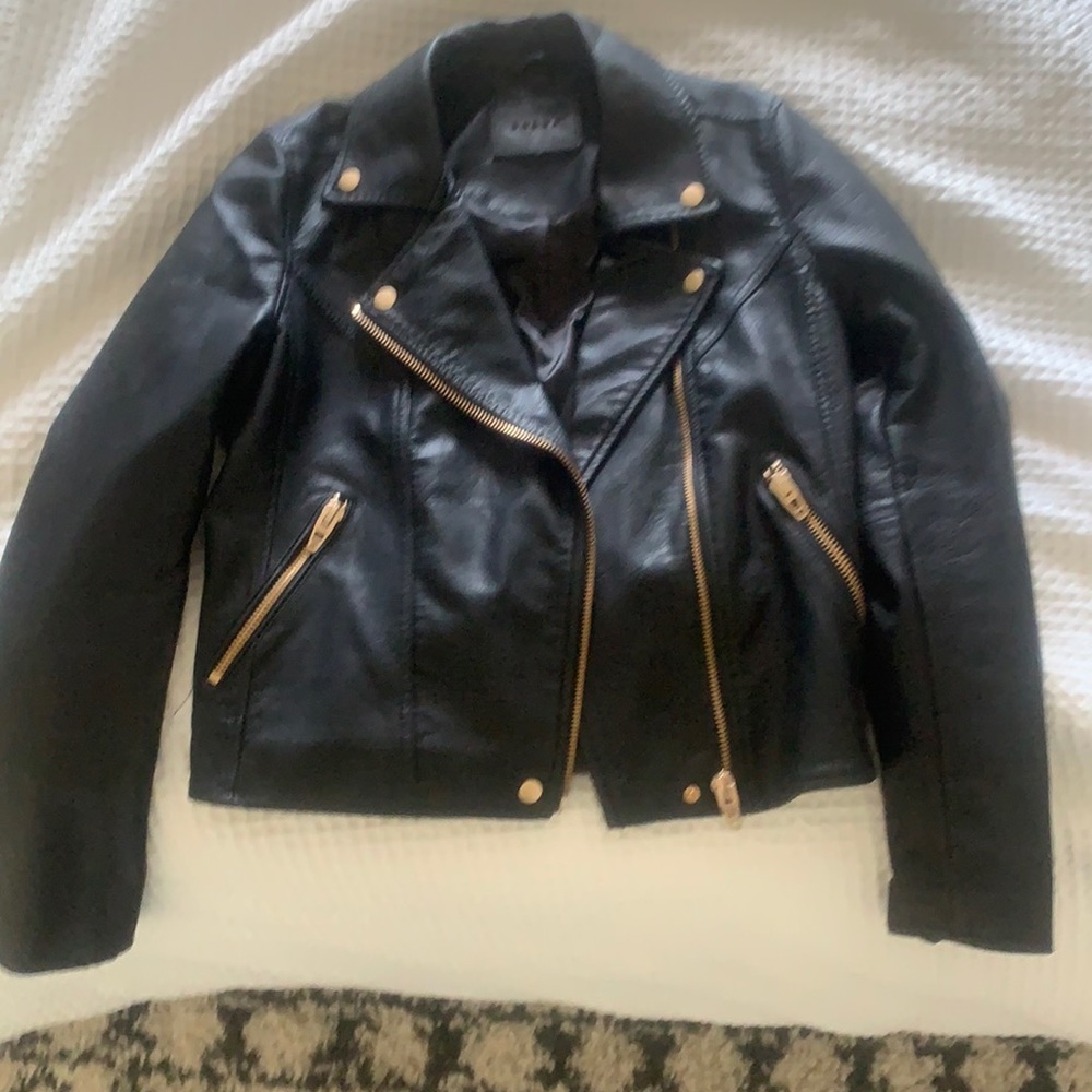 Blank NYC vegan leather jacket